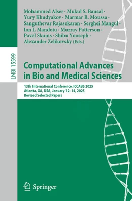 Abbildung von Alser / Bansal | Computational Advances in Bio and Medical Sciences | 1. Auflage | 2025 | beck-shop.de