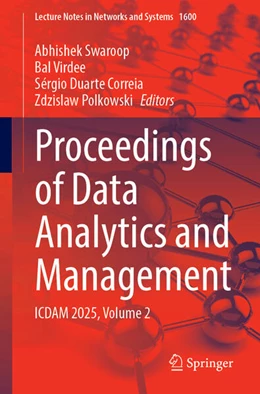 Abbildung von Swaroop / Virdee | Proceedings of Data Analytics and Management | 1. Auflage | 2025 | beck-shop.de