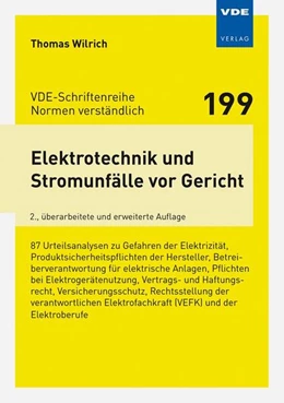 Abbildung von Wilrich | Elektrotechnik und Stromunfälle vor Gericht | 2. Auflage | 2025 | 199 | beck-shop.de