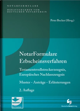 Abbildung von Becker / Miller | Notarformulare Erbscheinsverfahren | 2. Auflage | 2025 | beck-shop.de