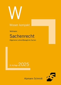 Abbildung von Veltmann | Sachenrecht | 8. Auflage | 2025 | beck-shop.de