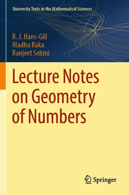 Abbildung von Hans-Gill / Raka | Lecture Notes on Geometry of Numbers | 1. Auflage | 2025 | beck-shop.de