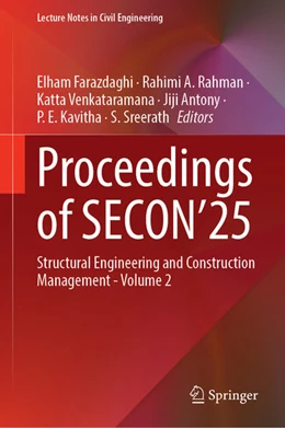 Abbildung von Farazdaghi / Rahman | Proceedings of SECON’25 | 1. Auflage | 2025 | beck-shop.de