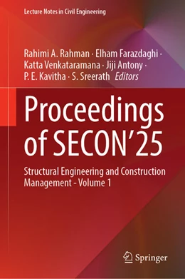 Abbildung von Rahman / Farazdaghi | Proceedings of SECON’25 | 1. Auflage | 2025 | beck-shop.de