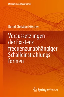 Abbildung von Hölscher | Voraussetzungen der Existenz frequenzunabhängiger Schalleinstrahlungsformen | 1. Auflage | 2025 | beck-shop.de