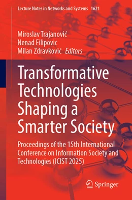 Abbildung von Trajanovic / Filipovic | Transformative Technologies Shaping a Smarter Society | 1. Auflage | 2026 | beck-shop.de