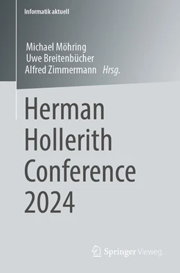 Abbildung von Möhring / Breitenbücher | Herman Hollerith Conference 2024 | 1. Auflage | 2025 | beck-shop.de