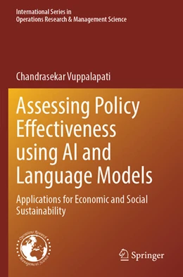 Abbildung von Vuppalapati | Assessing Policy Effectiveness using AI and Language Models | 1. Auflage | 2025 | beck-shop.de