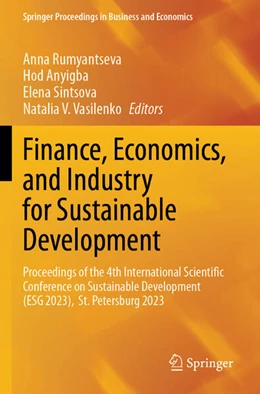 Abbildung von Rumyantseva / Anyigba | Finance, Economics, and Industry for Sustainable Development | 1. Auflage | 2025 | beck-shop.de