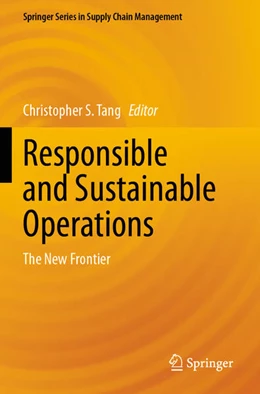 Abbildung von Tang | Responsible and Sustainable Operations | 1. Auflage | 2025 | beck-shop.de
