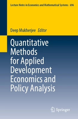 Abbildung von Mukherjee | Quantitative Methods for Applied Development Economics and Policy Analysis | 1. Auflage | 2026 | beck-shop.de