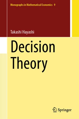 Abbildung von Hayashi | Decision Theory | 1. Auflage | 2026 | beck-shop.de