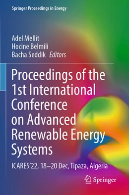 Abbildung von Mellit / Belmili | Proceedings of the 1st International Conference on Advanced Renewable Energy Systems | 1. Auflage | 2025 | beck-shop.de