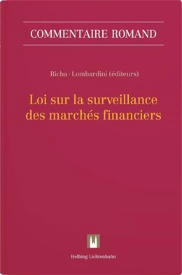 Abbildung von Richa / Bahar | Loi sur la surveillance des marchés financiers (LFINMA) | 1. Auflage | 2026 | beck-shop.de