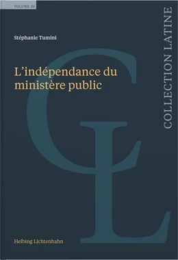 Abbildung von Tumini | L'indépendance du ministère public | 1. Auflage | 2025 | 34 | beck-shop.de