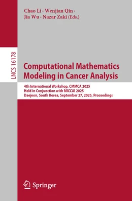 Abbildung von Li / Qin | Computational Mathematics Modeling in Cancer Analysis | 1. Auflage | 2025 | beck-shop.de