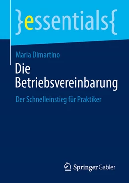 Abbildung von Dimartino | Die Betriebsvereinbarung | 1. Auflage | 2025 | beck-shop.de