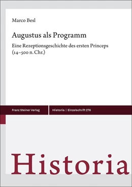 Abbildung von Besl | Augustus als Programm | 1. Auflage | 2025 | beck-shop.de