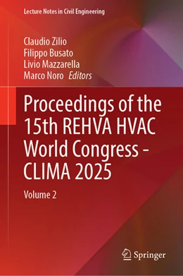 Abbildung von Zilio / Busato | Proceedings of the 15th REHVA HVAC World Congress - CLIMA 2025 | 1. Auflage | 2025 | beck-shop.de