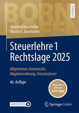 Abbildung von Bornhofen | Steuerlehre 1 Rechtslage 2025 | 46. Auflage | 2025 | beck-shop.de