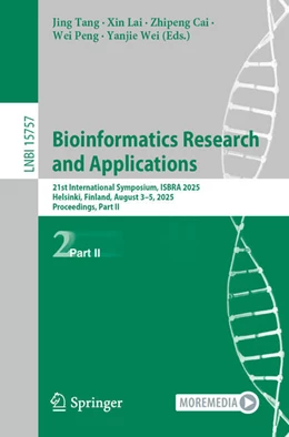 Abbildung von Tang / Lai | Bioinformatics Research and Applications | 1. Auflage | 2025 | beck-shop.de