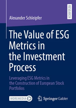 Abbildung von Schleipfer | The Value of ESG Metrics in the Investment Process | 1. Auflage | 2025 | beck-shop.de