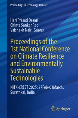 Abbildung von Dasari / Rao | Proceedings of the 1st National Conference on Climate Resilience and Environmentally Sustainable Technologies | 1. Auflage | 2026 | beck-shop.de