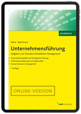 Abbildung von Meier | Unternehmensführung | 7. Auflage | 2025 | beck-shop.de