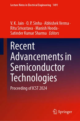 Abbildung von Jain / Sinha | Recent Advancements in Semiconductor Technologies | 1. Auflage | 2026 | beck-shop.de