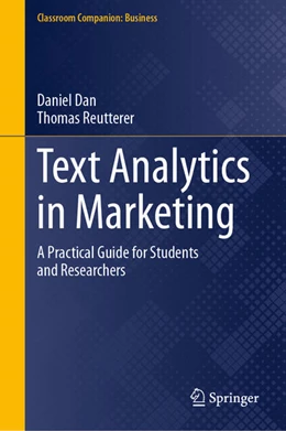 Abbildung von Dan / Reutterer | Text Analytics in Marketing | 1. Auflage | 2026 | beck-shop.de