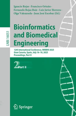 Abbildung von Rojas / Ortuño | Bioinformatics and Biomedical Engineering | 1. Auflage | 2025 | beck-shop.de