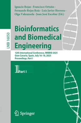 Abbildung von Rojas / Ortuño | Bioinformatics and Biomedical Engineering | 1. Auflage | 2025 | beck-shop.de