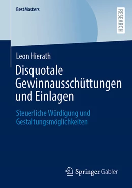 Abbildung von Hierath | Disquotale Gewinnausschüttungen und Einlagen | 1. Auflage | 2025 | beck-shop.de