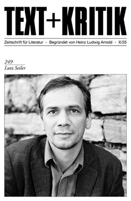 Abbildung von Banoun / Hähnel-Mesnard | TEXT + KRITIK 249 - Lutz Seiler | 1. Auflage | 2025 | beck-shop.de
