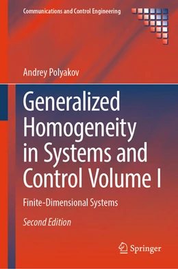 Abbildung von Polyakov | Generalized Homogeneity in Systems and Control Volume I | 2. Auflage | 2025 | beck-shop.de