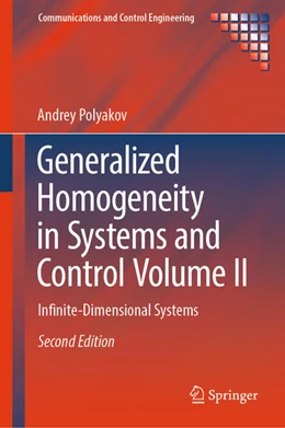 Abbildung von Polyakov | Generalized Homogeneity in Systems and Control Volume II | 2. Auflage | 2025 | beck-shop.de
