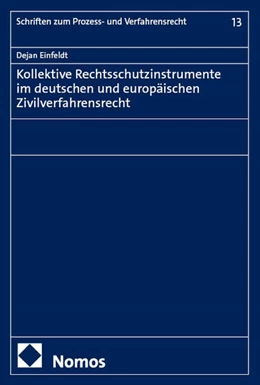 Abbildung von Einfeldt | Kollektive Rechtsschutzinstrumente im deutschen und europäischen Zivilverfahrensrecht | 1. Auflage | 2025 | beck-shop.de