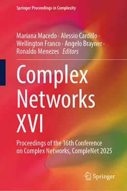 Abbildung von Macedo / Cardillo | Complex Networks XVI | 1. Auflage | 2025 | beck-shop.de