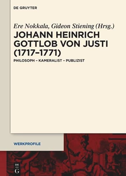 Abbildung von Nokkala / Stiening | Johann Heinrich Gottlob von Justi (1717-1771) | 1. Auflage | 2025 | beck-shop.de