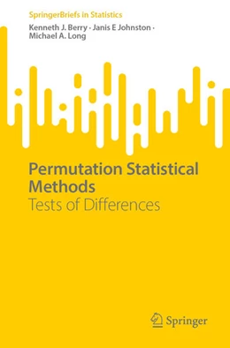 Abbildung von Berry / Johnston | Permutation Statistical Methods | 1. Auflage | 2026 | beck-shop.de