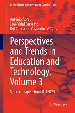 Abbildung von Abreu / Carvalho | Perspectives and Trends in Education and Technology, Volume 3 | 1. Auflage | 2026 | beck-shop.de