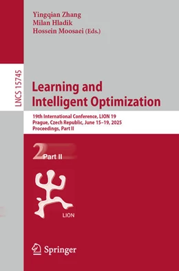 Abbildung von Zhang / Hladik | Learning and Intelligent Optimization | 1. Auflage | 2025 | beck-shop.de