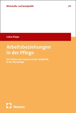 Abbildung von Kiepe | Arbeitsbeziehungen in der Pflege | 1. Auflage | 2026 | 31 | beck-shop.de