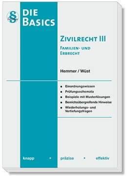 Abbildung von Hemmer / Wüst | Zivilrecht III - Familien- und Erbrecht | 12. Auflage | | beck-shop.de