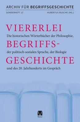 Abbildung von Busche | Viererlei Begriffsgeschichte | 1. Auflage | 2025 | beck-shop.de