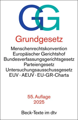 Abbildung von Grundgesetz | 55. Auflage | 2025 | beck-shop.de
