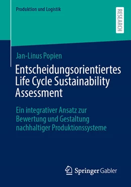 Abbildung von Popien | Entscheidungsorientiertes Life Cycle Sustainability Assessment | 1. Auflage | 2025 | beck-shop.de