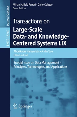 Abbildung von Hameurlain / Tjoa | Transactions on Large-Scale Data- and Knowledge-Centered Systems LIX | 1. Auflage | 2025 | beck-shop.de