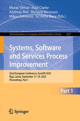 Abbildung von Yilmaz / Clarke | Systems, Software and Services Process Improvement | 1. Auflage | 2025 | beck-shop.de