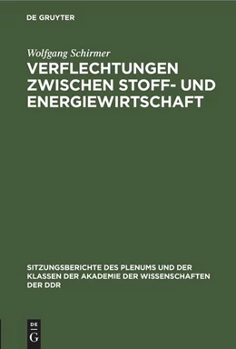 Abbildung von Schirmer | Verflechtungen zwischen Stoff- und Energiewirtschaft | 1. Auflage | 2022 | beck-shop.de